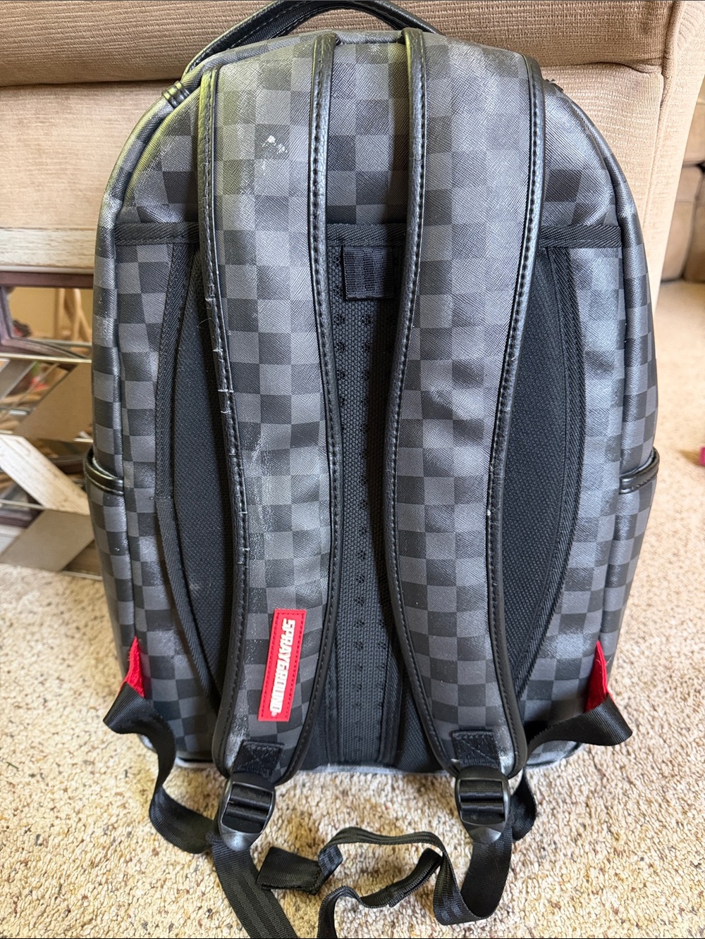 SPRAYGROUND CHECKERED SHARK IN PARIS BACKPACK - Picture 3 of 10